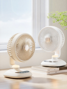 Quạt Điện Bàn Mini Thông Minh USB Sạc Lâu Bền Chạy Im Lặng Dùng Trong Văn Phòng Quạt Thông Gió Bàn Làm Việc Quạt Ngủ