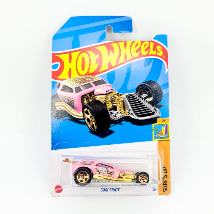 Hot Wheels Regular Treasure Hunt Surf Crate Pink Lazada