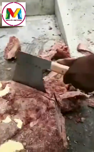 JcTop 600g Heavy Duty Bone Cleaver Axe Butcher Knife Meat Chopper/ Kapak Pemotong Tulang Daging
