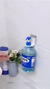 Gantungan Botol Sabun Kamar Mandi Tempel Dinding Holder Hook Shampo