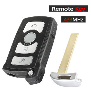 KEYECU 315/433/315LP/868MHz PCF7945 ID46 Chip CAS1 / CAS2 Anti-theft System Remote Key Fob for BMW 7 Series 730/740 (E65 / E66)