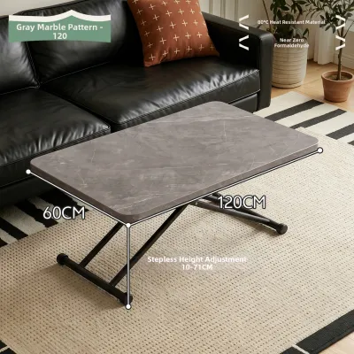 ZHUSHANXIA | Adjustable Movable Foldable Small Household Coffee Table