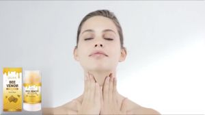 Bee-Venom Neck Care Stick Contains Collagen Lift & Tighten Skin Lighten Neck Lines Double Chin Moisturizing Beauty Neck Cream