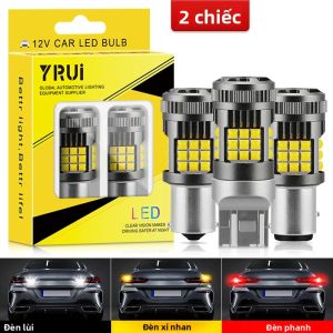 Đèn Xi Nhan LED Canbus Yirui 2 Chiếc 3030 36SMD Chống Nhấp Nháy Đèn Phanh Hậu Tương Thích Với 1156 1157 7440 7443 Phụ Kiện Ô Tô