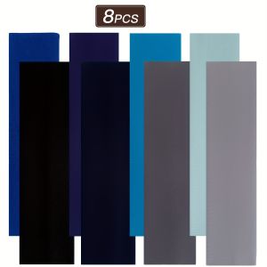 4/8Pcs Pure Color High Elasticity Sports Headband Antiperspirant Sweat-Absorbent Headband Special for Yoga Fitness Running