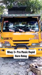 กล่องแตรสามช่า 12V-24V เครื่องควบคุมแตรรถลำโพงฮอร์นไฟฟ้าหน่วยควบคุมเสียงพร้อมเอฟเฟกต์เสียง8 สำหรับรถยนต์