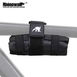 Rhinowalk | Rhinowalk Bicycle Tool Bag Front Top Tube Frame Bag Saddle Bag Burrito Pack Pouch Cycling Black MTB Road Bike Rear Accessories