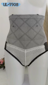 UL-7706 กางเกงในเก็บพุง (มีกันม้วน) กางเกงกระชับสัดส่วน กางเกงในผู้หญิง ซับใน (Rosebarabra)