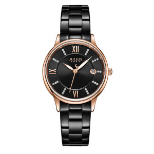 Julius | Elegant Quartz Watch Steel Band