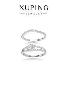 XUPING | Couple Stacking Design Elegance Easy-to-Match Ring