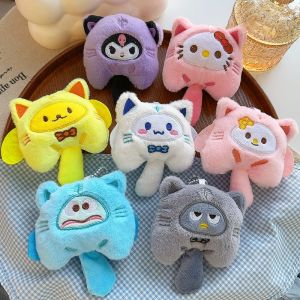 [Sanrio Series] dễ thương Sanrio móc khóa vải nhung lông phim hoạt hình kulomi chim cánh cụt mèo cinnamoroll plushie Mặt dây chuyền Búp bê đồ chơi mềm túi đồ treo trang trí Keyring trẻ em Quà tặng