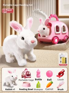 BEI JESS | Educational Electric Rabbit Plush Toy for 3-6 Year Olds