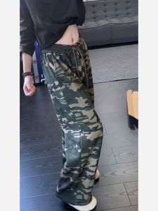 Quần Dài Ống Rộng Phong Cách Mỹ Cổ Điển Cho Nam Và Nữ Mùa Thu Quần Dài Thể Thao Ống Đứng Thường Ngày Quần Dài Thường Ngày