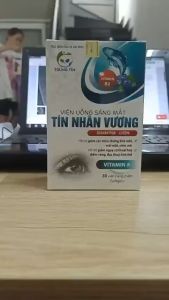 Viên uống sáng mắt Tín Nhãn Vương bổ mắtviên sáng mắt giảm các triệu chứng khô mắt mỏi mắt nhìn mờ hộp 30 viên