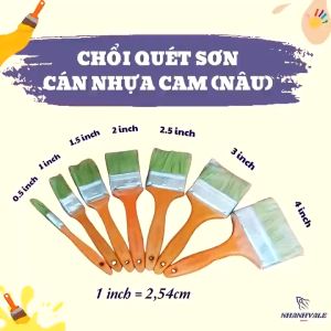 Cọ Quét Sơn - Chổi Quét Sơn Phủi Bụi Hàng Việt Nam Chất Lượng Cao Đủ Size