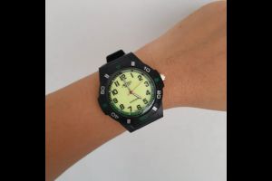 นาฬิกาข้อมือชาย Aopol [ โอปอ ] แบรนด์แท้ สายยาง  [ หน้าปัด ตัวเลข ]