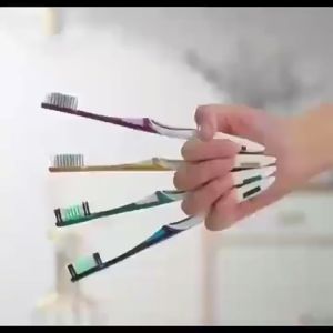 Bàn chải đánh răng lông mềm bàn chải than tre XIUIIE loại bỏ sạch mảng bám làm sạch nướu set 5 cây