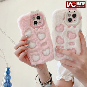 Sweet Fur Case For iPhone 16 Pro Max 16 Plus 15 Pro Max 14 ProMax 12 13 Pro Max 11 Warm Smooth Fluffy Soft Protective Back Cover
