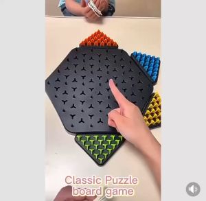 KTPH Triangle Flag Multi-Player Chain Puzzle Game Chess