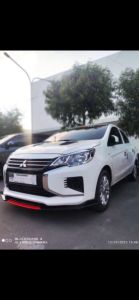 Universal Front Bumper Lip Chin (Double Blade) Black Version 2