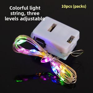 20pcs Fairy Lights Battery (Includ) 16 Ft 5m 50 LEDs Mini String Lights for DIY Home Wedding Christmas Party Mason Jars Decor