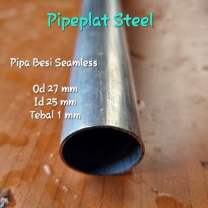 Pipa Besi Seamless Od 27 mm Id 25 mm Tebal 1 mm Panjang 50 cm