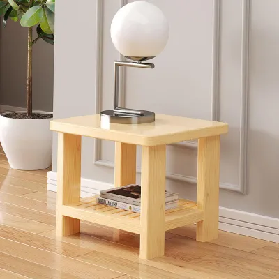 Modern Minimalist Chinese Style Solid Wood Three-Seater Sofa Set with Drawers for Small Spaces Wooden Bench Living Room