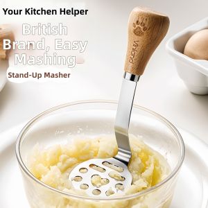 ZHENMIAO | Potato Masher Stainless For Baby Food And Egg Crushing
