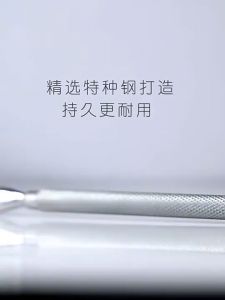 Stainless Steel Cuticle Pusher Kutikula Nail Art Tools Nail Pusher Remover Pedicure Manicure Alat Pendorong Kutikula