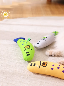 SKISOPGO Catnip Cat Toy Simulation Fish Toy Cat Chew Bite Toy Self-Happy Interactive Pet Toys Mainan Kucing