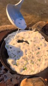 Chảo Khuôn Bánh Xèo Bình Định Chống Dính Tặng Cán Gỗ Loại Dày Khuôn Đúc Bánh Xèo Miền Trung Size 15 17cm 20cm chảo đúc bánh xèo