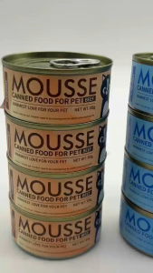 6Cans/12Cans/24Cans FAENBEI High-Protein Mousse Cat Food 85g Canned Cat Food Low-Fat Chicken Beef & Tuna Flavors Creamy & Nutritious Wet Food for Cats