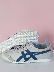 [Original Box Packing] Tiger Forrest Gump shoes fashion running classic canvas leather slip-on mens and womens summer