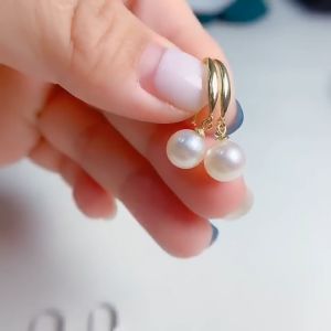 Anting Mutiara Air Laut Lombok Asli - Anting Wanita Anti Karat - Mutiara Asli Bersertifikat