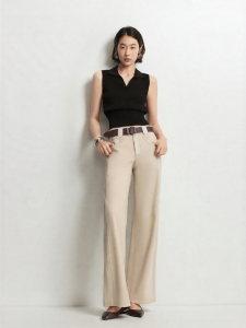 Vero Moda | Detachable Belt Loose Wide-leg Jeans for Autumn