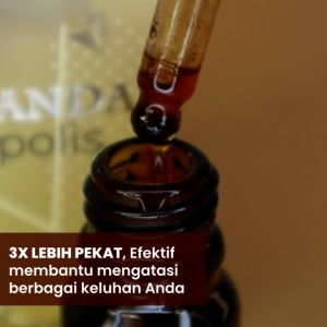 HOLANDA PROPOLIS EXTRA HEMAT 3 BOTOL 10 ml Suplemen untuk Kesehatan
