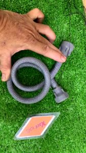 Dây cấp cao cấp mềm chịu áp KAG-DCB600 ren trong D21 dài 60cm Dây dẫn nước bố tán thau bọc nhựa máy nước nóng không gỉ séc chuyên dùng vùng biển