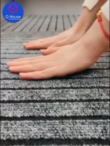 (สั่งตัดได้)Q house พรม ห้องครัว พรมปูพื้นห้อง กันลื่น ห้องนั่งเล่น รุ่น CP2