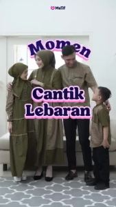 BAJU GAMIS KOKO SARIMBIT KELUARGA MUTIF MUSLIM GAYATRI