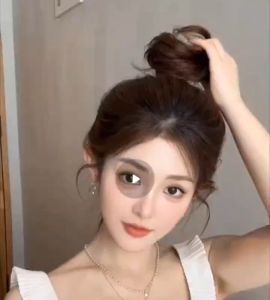 แฮร์พีชดังโงะ มวยผม เพิ่มความหนาผม แฮร์พีชมัดเกล้า วิกผมจุก วิกผมม้วน เพิ่มความมั่นใจ สําหรับผู้ที่มีผมน้อย