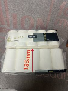 Roubia Classic Long Roll Toilet Paper 10 Rolls 2500g Total 184mm Home Use Bathroom Tissue Paper Family Pack Household