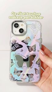 Butterfly Mirror Case For IPHONE 7 8 SE PLUS 11 12 13 14 15 PRO MAX