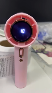 4200mAh High-speed kipas Mini Portable kipas angin 100 Gear Wind dapat dilipat Digital
