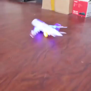 Plastic Airbus A380 Model Airplane Luminous A380 Model Musical Flash Light Airplane Toy With Sound