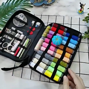 97PCS Sewing Kits DIY Multi-function Portable Sewing Box Set Embroidery Handwork Tool Needles Thread Scissor Set Accessories