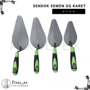 Sendok Semen Centong Semen Gagang Karet 6\\\" 7\\\" 8\\\" 9\\\" Hijau (Pixel Tool)\\n\\n Pengenalan Sendok Semen Centong Semen Gagang Karet\\n\\nApa itu Sendok Semen Centong Semen Gagang Karet? Sendok semen centong semen gagang karet adalah alat bangunan yang digunakan untuk menerapkan dan menata mortar atau campuran semen pada proyek konstruksi. Gagang karet pada sendok semen ini memberikan kenyamanan dan perlindungan saat digunakan, sementara ukuran sendok yang berbeda (6\", 7\", 8\", dan 9\") memungkinkan penggunaan fleksibel.\\n\\nManfaat Sendok Semen Centong Semen Gagang Karet: Sendok semen ini memiliki banyak manfaat, termasuk kemudahan penggunaan, efisiensi waktu, dan hasil akhir yang rapi. Gagang karet juga memberikan perlindungan tangan dari panas dan bahan kimia dalam mortar.\\n\\n Cara Menggunakan Sendok Semen Centong Semen Gagang Karet\\n\\nLangkah-langkah Penggunaan Sendok Semen Centong Semen Gagang Karet:\\n\\n1. Pilih ukuran sendok semen yang tepat berdasarkan proyek Anda.\\n2. Pastikan gagang karet tidak rusak atau aus sebelum digunakan.\\n3. Ambil mortar atau campuran semen menggunakan sendok semen.\\n4. Terapkan mortar pada permukaan yang dituju dengan gerakan perlahan dan hati-hati.\\n5. Jika diperlukan, gunakan sendok semen untuk menata dan meratakan mortar.\\n\\nTips dan Trik Menggunakan Sendok Semen Centong Semen Gagang Karet:\\n\\n* Selalu bersihkan sendok semen setelah digunakan untuk mencegah kerak dan karat.\\n* Gunakan ukuran sendok semen yang tepat untuk proyek Anda untuk hasil optimal.\\n* Jangan gunakan sendok semen pada permukaan yang panas atau berbahaya, seperti besi atau baja panas.\\n\\n Perbandingan Antara Sendok Semen Hijau dan Sendok Semen Karet\\n\\nKelebihan dan Kekurangan Sendok Semen Hijau:\\n\\n* Kelebihan: Sendok semen hijau biasanya lebih tahan lama dan lebih mudah dibersihkan dibandingkan sendok semen karet.\\n* Kekurangan: Sendok semen hijau mungkin kurang nyaman digunakan dibandingkan sendok semen karet karena tidak memiliki gagang karet.\\n\\nKelebihan dan Kekurangan Sendok Semen Karet:\\n\\n* Kelebihan: Sendok semen karet menawarkan kenyamanan dan perlindungan tangan yang lebih baik dibandingkan sendok semen hijau.\\n* Kekurangan: Sendok semen karet mungkin lebih mudah rusak atau aus dibandingkan sendok semen hijau.\\n\\n Ukuran Sendok Semen Centong Semen Gagang Karet 6-9 Inci\\n\\nPemilihan Ukuran Sendok Semen Centong Semen Gagang Karet:\\n\\n* Ukuran sendok semen 6 inci biasanya digunakan untuk pekerjaan kecil dan detail.\\n* Ukuran sendok semen 7 inci cocok untuk pekerjaan sedang.\\n* Ukuran sendok semen 8 inci dan 9 inci cocok untuk pekerjaan besar dan proyek konstruksi.\\n\\nTips Memilih Ukuran Sendok Semen Centong Semen Gagang Karet yang Tepat:\\n\\n* Pertimbangkan ukuran proyek Anda saat memilih ukuran sendok semen.\\n* Jika Anda sering melakukan pekerjaan kecil dan detail, pertimbangkan untuk menggunakan ukuran sendok semen yang lebih kecil.\\n* Jika Anda sering melakukan pekerjaan besar dan proyek konstruksi, pertimbangkan untuk menggunakan ukuran sendok semen yang lebih besar.\\n\\n Kesimpulan\\n\\nSendok semen centong semen gagang karet adalah alat bangunan yang sangat berguna untuk menerapkan dan menata mortar atau campuran semen pada proyek konstruksi. Dengan berbagai ukuran sendok semen yang tersedia, pengguna dapat memilih ukuran yang tepat untuk proyek mereka. Gagang karet pada sendok semen ini memberikan kenyamanan dan perlindungan saat digunakan, sementara sendok semen hijau dan karet memiliki kelebihan dan kekurangan masing-masing.\"\n}