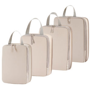 4 in 1 travel storage bag thickened zipper lock portable clothing storage bag clothes and shoes waterproof storage bag