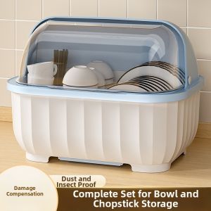 MEISITEKEKE | With Lid Dish Rack for Storage and Drainage