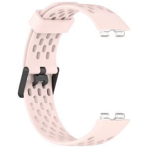 Sport Strap for Huawei Band 10 9/Huawei Band 8 with Breathable Air-Hole Design Soft Silicone Band for Huawei Smart Band 10/9/8