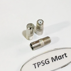 Đầu truyền hình cáp Camera Tivi - Đầu cắm Tivi Anten - RF In / INOX Thẳng chống  rỉ